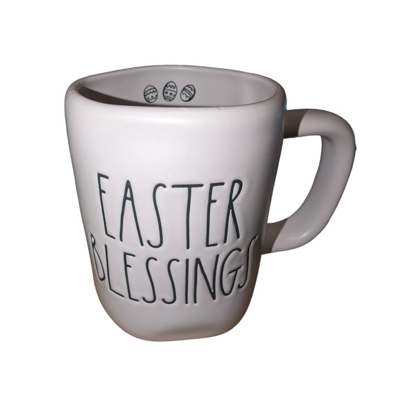 Rae Dunn EASTER BLESSINGS Mug with Three Eggs on the Inside - Gift Wrapped! - Picture 2 of 4